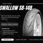 Beli ban gratis ongkir Pontianak – gambar produk Swallow Razor dari agen ban Pontianak. Ban motor Pontianak dengan tapak kuat, cocok untuk harian dan touring. Jual ban murah Pontianak dengan kualitas terbaik.